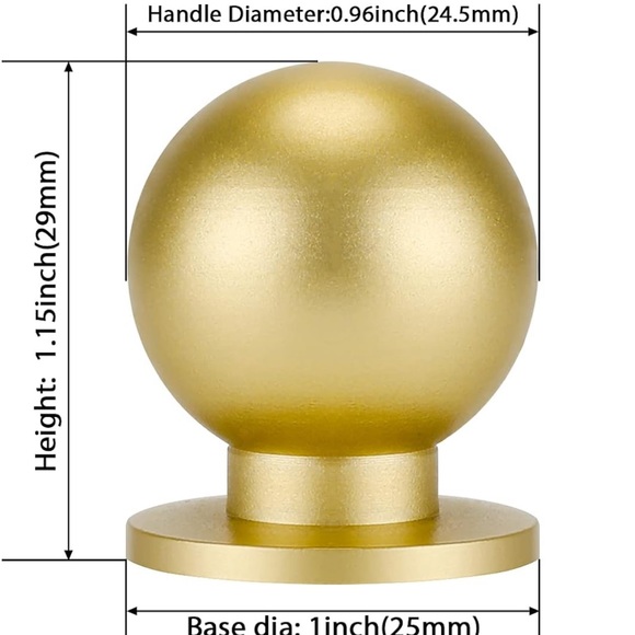 20 cabinets knobs - Picture 7 of 7